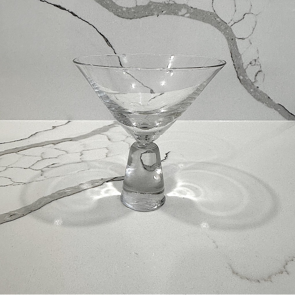 Set of 4 Glass Dessert Ice Cream Cups or Martini Glasses - Picture 5 of 6